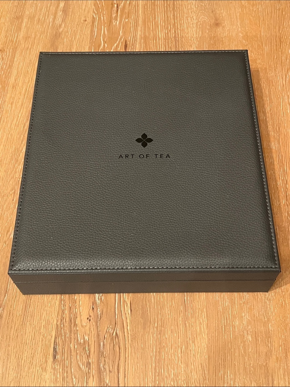 Art of Tea Vegan Leather 9 Slot Organizer Box